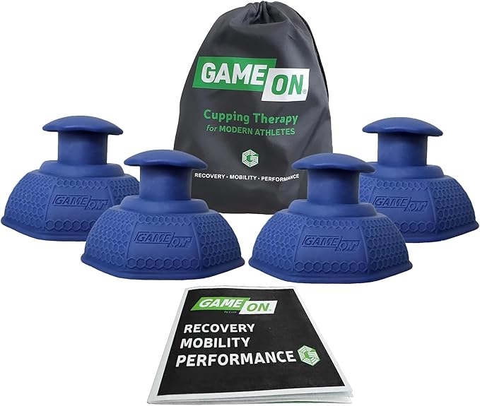 Cupping Therapy Set – Cupping Kit for Massage Therapy – Silicone Cups – Massage Cups – Smart Cupping for Fascia and Myofascial Release (Large, Blue)-Ruum Studio Home