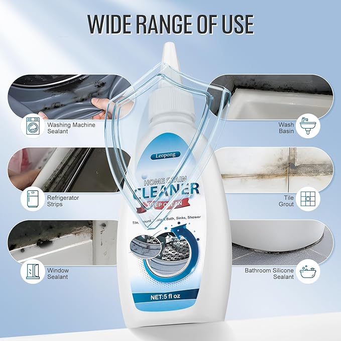Home Cleaner Gel, Cleaner for Washing Machine, Refrigerator Strips, Household Shower, Kitchen Sinks, Walls, Tiles, Bathrooms- 5 fl oz-Ruum Studio Home