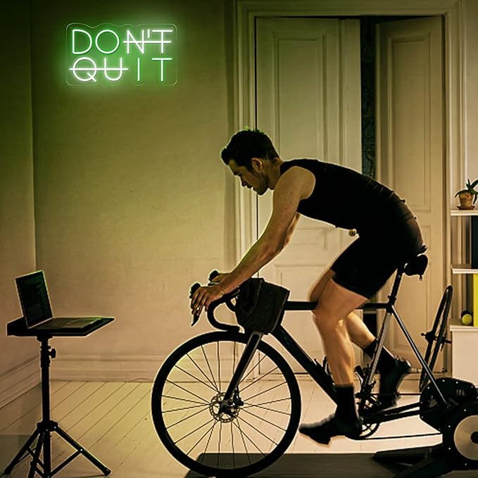 Don't Quit LED Neon Sign for Wall Decor, DO IT Neon Lights Party Decorations, USB Powered Switch LED Lights Adjustable for Office, Gym, Man Cave, Gamer Room Decor-Ruum Studio Home