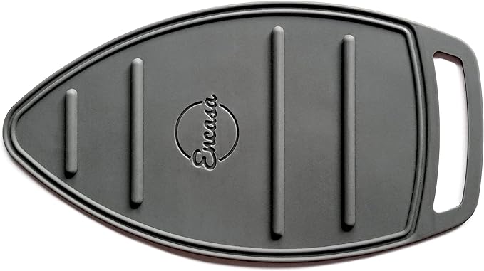 Encasa XO Silicon Mat for Hot Iron Rest - Heat Resistant, Anti - Slip, Thicker Pad for Protecting Your Table During Ironing, Non-Burning, Machine Washable, Durable - Grey-Ruum Studio Home