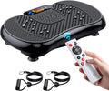 Vibration Plate Exercise Machine, Lymphatic Drainage Machine for Weight Loss, Full Body Workout Vibrate Fitness Platform, Helps Toning Shaping Wellness Home Gyms Workout - Max User Weight 330lbs-Ruum Studio Home