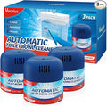 Vacplus Toilet Bowl Cleaners - 3 Pack, Krazy Clean Automatic Long-Lasting Toilet Cleaner Bottles, Easy-to-Use & Powerful Cleaning-Ruum Studio Home
