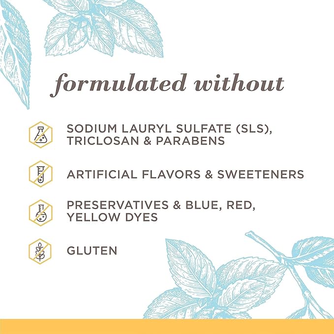 Burt's Bees Extra White Toothpaste, Fluoride Toothpaste, Natural Flavor, Mountain Mint, 4.7 oz, Pack of 3-Ruum Studio Home