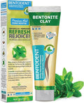 Bentodent Remineralizing Food Grade Organic Calcium Bentonite Clay Toothpaste Fluoride Free Natural Toothpaste for Adult & Kids - Mineral Toothpaste Sensitive Teeth Whitening (Premium Mint)-Ruum Studio Home
