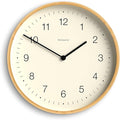 NEWGATE® Mauritius Wall Clock | Scandi Inspired Bamboo Clock | 15 inch | Modern Minimalist Design for Kitchen, Living Room or Office-Ruum Studio Home
