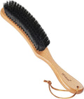 BFWood Clothes Brush - Boar Bristle Hat Brush Lint Brush for Suits, Cashmere, Wool, Velvet, Suede and Pet Hair - Large Beech Handle-Ruum Studio Home