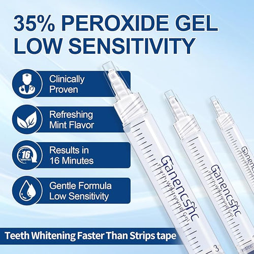 10-Pack Teeth Whitening Gel Refills - Gentle 35% Carbamide Peroxide Formula - Compatible with Teeth whitening Kit,No Sensitive Teeth Whitener-Ruum Studio Home