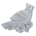 NAT & Jules Animal Character Shaped Dimensional Indoor Outdoor 11 inch Cast Resin Decorative Garden Stepping Stone, Patio, Walkway Sculpture Yard Art, Stone Grey Cardinal-Ruum Studio Home