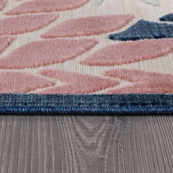 Beverly Rug Outdoor Rug 9x12 Large Modern Floral Tropical Area Rugs for Indoor and Outdoor Patio Easy to Clean Non Shedding Living Room Porch Garden Washable Outside Carpet (9 x 12 Multicolor)-Ruum Studio Home