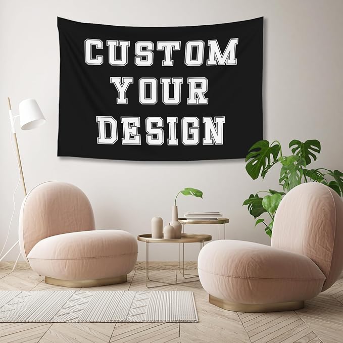 Custom Tapestry For Wall Bedroom Custom Backdrop Personalized Image Text Photo Customized Funny Tapestry Banners And Signs Horizontal Model Tapestrys 1-Ruum Studio Home