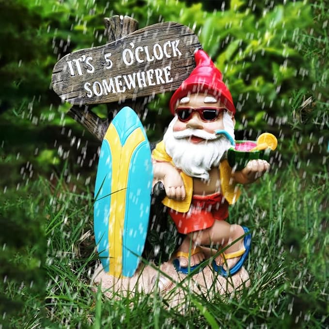 Garden Gnomes Outdoor Funny,Gnomes Decorations for Yard Statues Decor-Ruum Studio Home