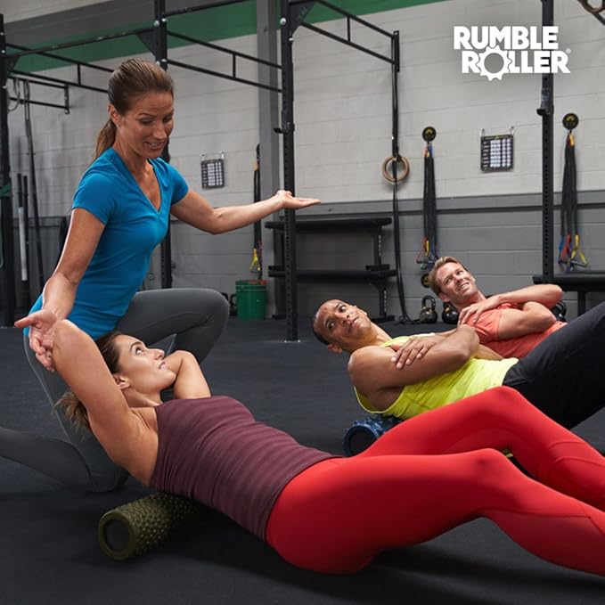 RumbleRoller Original Textured Foam Roller - Deep Tissue, Self Myofacial Release Massage Therapy Roller-Ruum Studio Home