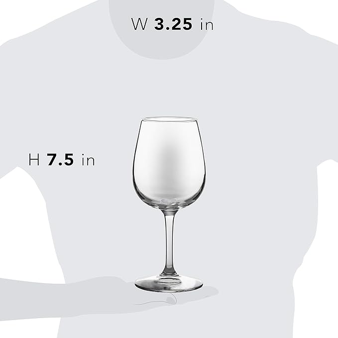 Libbey All-Purpose Wine Party Glasses, 12.75-ounce, Set of 12-Ruum Studio Home