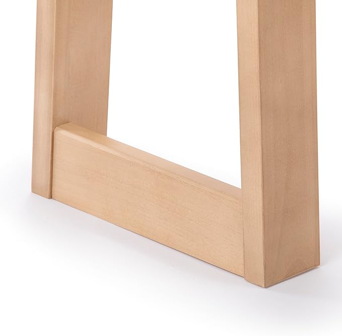 Plank+Beam Solid Wood Console Table, 46.25 Inch, Sofa Table, Narrow Entryway Table for Hallway, Behind The Couch, Living Room, Foyer, Easy Assembly, Blonde-Ruum Studio Home