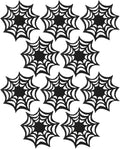 VOSAREA 10pcs Halloween Spider Web Coasters Placemat Decorative Table Placemats Doilies Halloween Decorarion Supplies-Ruum Studio Home