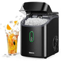 Silonn Nugget Ice Maker Countertop, Pebble Ice Maker with Soft Chewable Ice, Ready in 6 Mins, 34lbs Per Day, One-Click Operation Ice Machine with Self-Cleaning, for Home, Kitchen, Party, RV, Camping-Ruum Studio Home