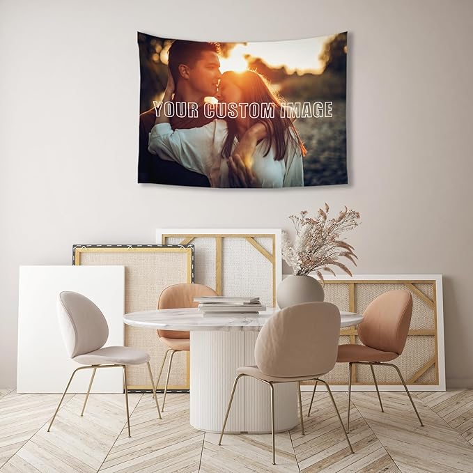Custom Tapestry For Wall Bedroom Custom Backdrop Personalized Image Text Photo Customized Funny Tapestry Banners And Signs Single Picture Horizontal Tapestrys-Ruum Studio Home