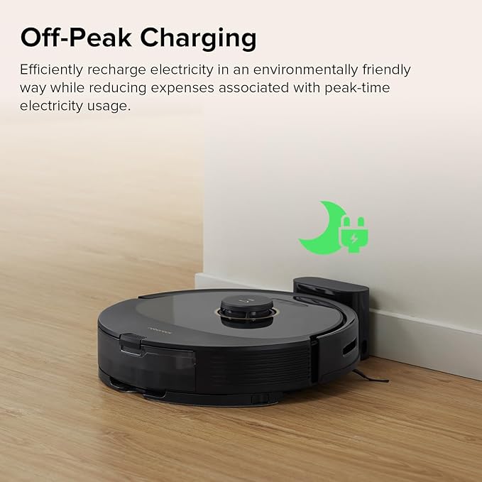 roborock Q8 Max Robot Vacuum and Mop Cleaner, DuoRoller Brush, 5500Pa Strong Suction, Lidar Navigation, Obstacle Avoidance, Multi-Level Mapping, Perfect for Pet Hair-Ruum Studio Home