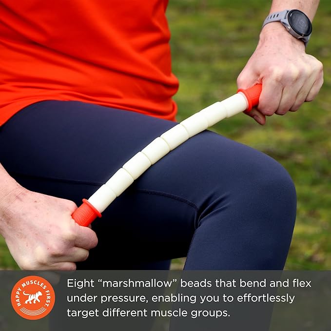 Tiger Tail The Stick - Bendy 18” Flexible Muscle Roller Stick for Myofascial Release & Trigger Points - Bendable Deep Tissue Massager for Legs, Back, Shoulders - Relieve Soreness & Improve Recovery-Ruum Studio Home