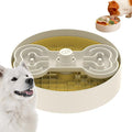 Slow Feeder Dog Bowl with Lick Mat and Puzzle Inserts - Non-Slip Base, Adjustable Speed Design, Dishwasher Safe for Large Dogs,Yellow-Ruum Studio Home
