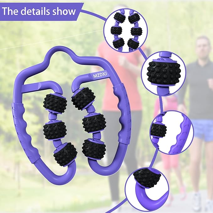 Cellulite Massage Tool Deep Fascia Massager & Dimpled Skin Remover for Legs - Anti-Cellulite Roller Tech with Lymphatic Drainage, Smooth Skin & Pain Relief for Thighs & Buttocks Sculpting-Ruum Studio Home