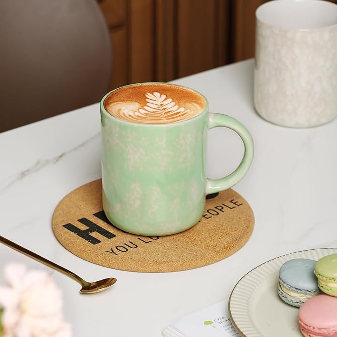 17 OZ Coffee Mugs Set of 6, Modern Mugs Set with handle for Tea/Latte/Cappuccino/Milk/Cocoa.-Ruum Studio Home