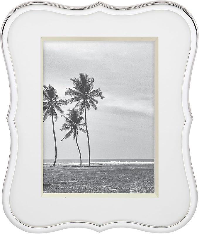 kate spade new york Crown Point 5" x 7" Frame, Silver-Ruum Studio Home