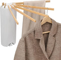 Wall Mounted Clothes Drying Rack Tripod,Foldable Drying Rack,Wall Mounted Drying Rack Clothing,Over The Door Drying Rack for Laundry Bedroom Household Wooden-Ruum Studio Home
