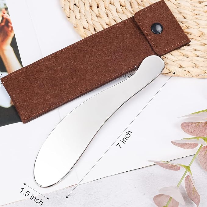 Guasha Massage Tool, Grade Stainless Steel Scraping Tool for Soft Tissue Upgrade Physical Therapy Stuff,Used for Back, Legs, Arms,Neck,Shoulder, Gua sha Tool-Ruum Studio Home