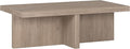 Henn&Hart Elna Coffee Table, 44" Wide,Grey-Ruum Studio Home