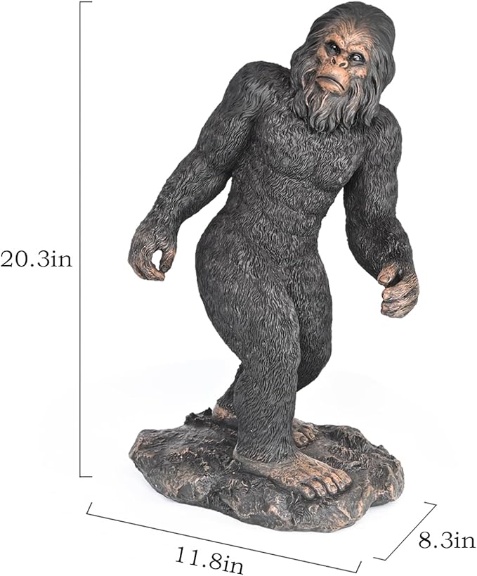 Garden Statues Bigfoot Yard Decor - Grandpa Yeti Large Lawn Products Birthday Decorations Life Size Sasquatch Figurine Resin Tall Outdoor Sculpture for Outside Patio Front Porch-Ruum Studio Home