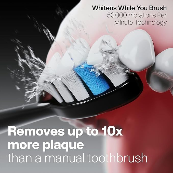 Aquasonic Duo PRO – Ultra Whitening 40,000 VPM Electric ToothBrushes – ADA Accepted - 5 Modes with Smart Timers - UV Sanitizing & Wireless Charging Base - 10 Proflex Brush Heads & 2 Travel Cases-Ruum Studio Home