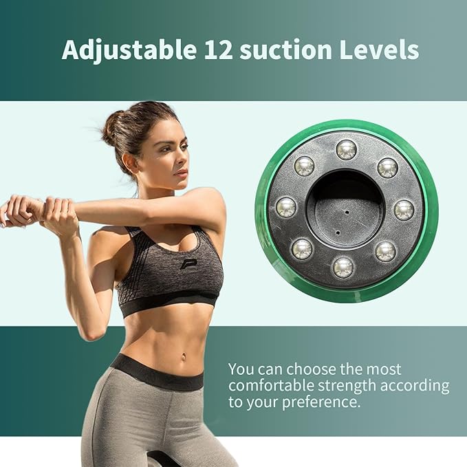 Elouris Cellulite Massage Tool,Lymphatic Drainage Massager,Lymphatic Drainage Tool,Rechargeable Body Sculpting Cupping Machine for Thighs, Arms, Stomach - Cordless Deep Tissue Massager,Gift for Women-Ruum Studio Home