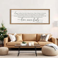 Love Is Patient Love Is Kind Wall Decor Art 32×12 Inch (Wood)-Ruum Studio Home