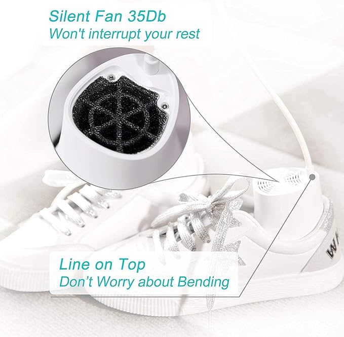 Shoe Dryer and Deodorizer with Timer - Shoes Boots Socks Gloves Dryer Warmer, No Noise | Strong Wire | US Plug-Ruum Studio Home
