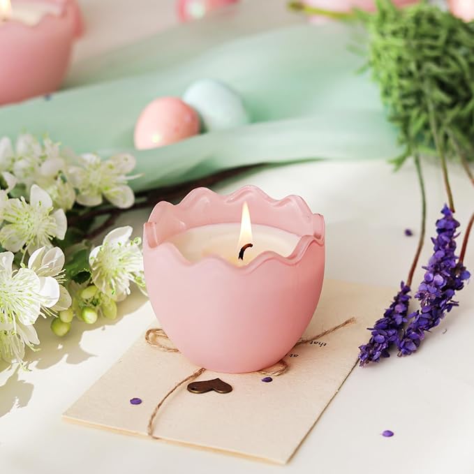 Spring Candle Decoration for Table Centerpieces, Bunny Lavender Scented Candle, Spring Home Decor, Indoor Easter Gift for Women-Ruum Studio Home