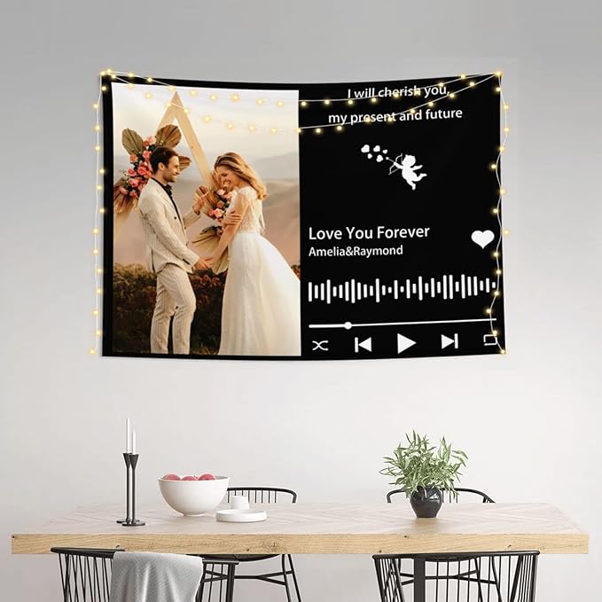 Custom Tapestry For Wall Bedroom Custom Backdrop Personalized Image Text Photo Customized Funny Tapestry Banners And Signs Song Horizontal Tapestrys-Ruum Studio Home