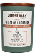 Journeyman Collection Candle, 15oz, Wooden Wick, White Oak Bourbon, Large Painted Jar-Ruum Studio Home
