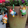 3 PCS Climbing Gnomes Tree Faces Decor Outdoor for Yard, Gnomes Statue, Outdoor Fairy Garden Resin Crafts, Flower Pot Landscape Dwarf, Micro Landscape Pendant Ornaments (3 PCS)-Ruum Studio Home