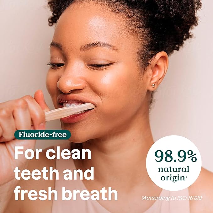ATTITUDE Fluoride-Free Fresh Breath Toothpaste, Peppermint Flavor, Vegan & Cruelty-Free, Sugar-Free, Plant & Mineral-Based Ingredients, Clean Oral Care, 4.2 Oz-Ruum Studio Home