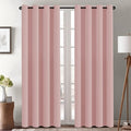 H.VERSAILTEX Blackout Curtains 84 inches Long for Living Room Thermal Insulated Room Darkening Window Treatment Panels Drapes Light Reducing Curtains for Bedroom, 2 Panels, 52" W x 84" L, Baby Pink-Ruum Studio Home