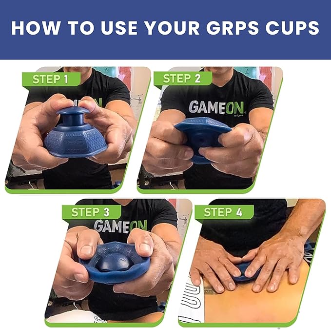 Cupping Therapy Set – Cupping Kit for Massage Therapy – Silicone Cups – Massage Cups – Smart Cupping for Fascia and Myofascial Release (Large, Blue)-Ruum Studio Home