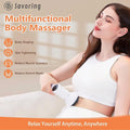 Cordless Body Massage Lymphatic Drainage Tool, 5-in-1 Handheld Body Sculpting Machine, Electric Cellulite Massager with 6 Speeds, Rechargeable & Portable Cellulite Roller for Thighs Butt Fat-Ruum Studio Home