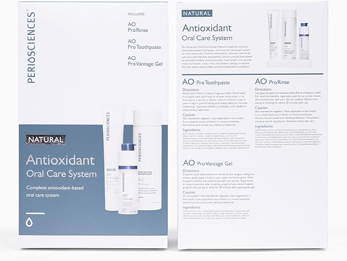PerioSciences Natural Oral Care Kit - Toothpaste, Mouthwash, Gel-Ruum Studio Home