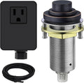 SinkTop Air Switch Kit (Long Full Brass Button) for Garbage Disposal, Cordless Oil Rubbed Bronze-Ruum Studio Home
