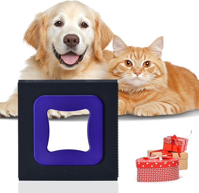 3 in 1 Mini Pet Hair Removal Tool, Dog and Cat Square Hair Remover for Car Detailing Supplies, Clothes, Couch and Carpet, Fur Cleaning Supplies for Furniture-Ergonomic and Anti-Slip, Mini Pet Supplies-Ruum Studio Home