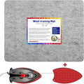 ZOMONETI 18" x 14" Wool Pressing Mat 100% New Zealand Felted Wool Ironing Mat Pad Blanket for Quilter, Sewing, Quilting Supplies and Notions-Ruum Studio Home