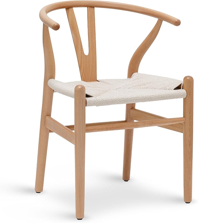 POLY & BARK Weave Chair, Single, Natural-Ruum Studio Home