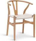 POLY & BARK Weave Chair, Single, Natural-Ruum Studio Home