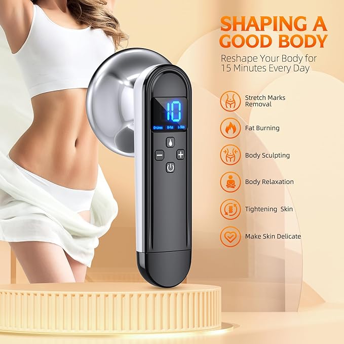 Body Sculpting Machine - Professional Cordless Cellulite Massager - Suitable for Belly, Neck, Leg, Hip, Arm-Ruum Studio Home